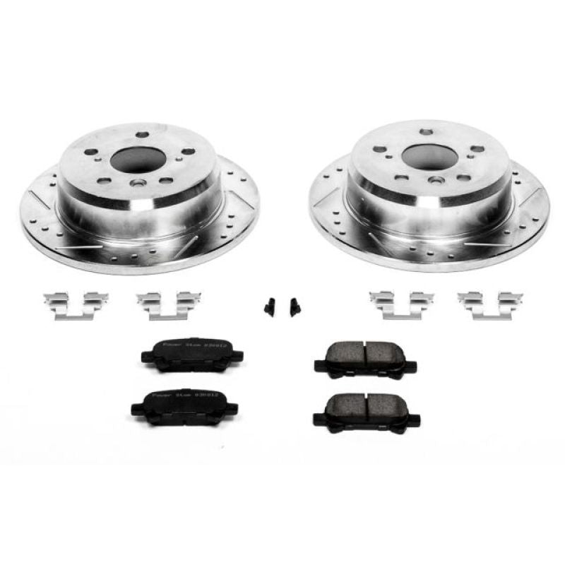 Power Stop 05-07 Toyota Avalon Rear Z23 Evolution Sport Brake Kit