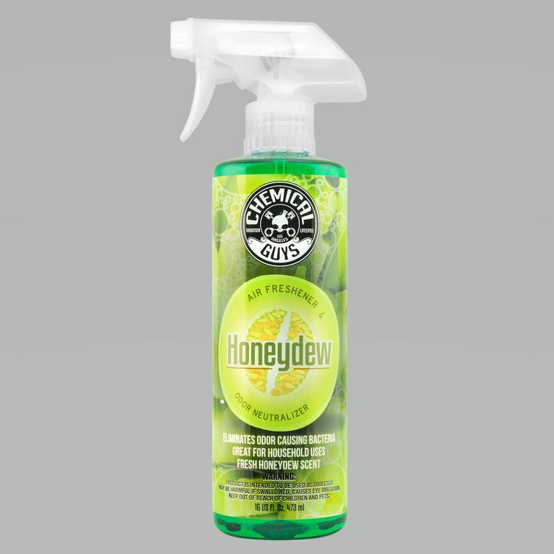 Chemical Guys Honeydew Premium Air Freshener & Odor Eliminator - 16oz - Case of 6