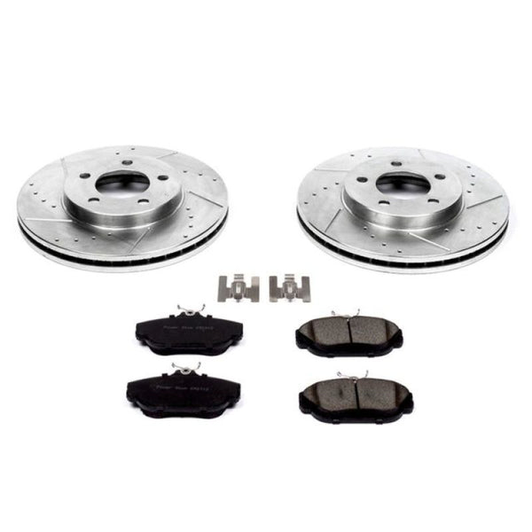 Power Stop 94-00 Ford Taurus Front Z23 Evolution Sport Brake Kit