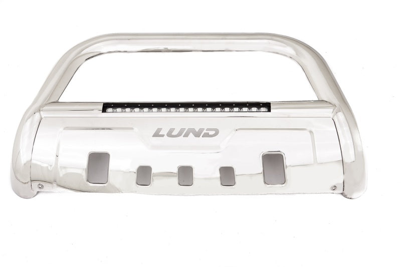 Lund 07-17 Chevy Silverado 1500 Bull Bar w/Light & Wiring - Polished