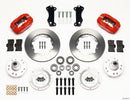 Wilwood Forged Dynalite Front Kit 11.00in Red Heidts Tri -5 2 inch Drop Spindle