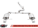 AWE Tuning VW MK7 Golf Alltrack/Sportwagen 4Motion Touring Edition Exhaust - Polished Silver Tips