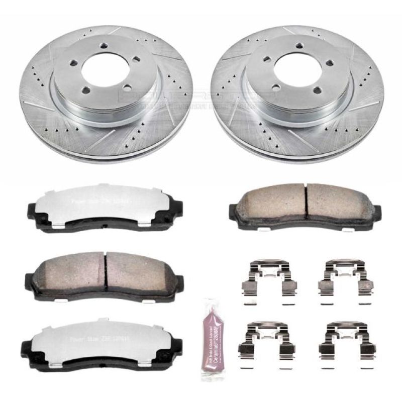 Power Stop 02-05 Ford Explorer Front Z36 Truck & Tow Brake Kit