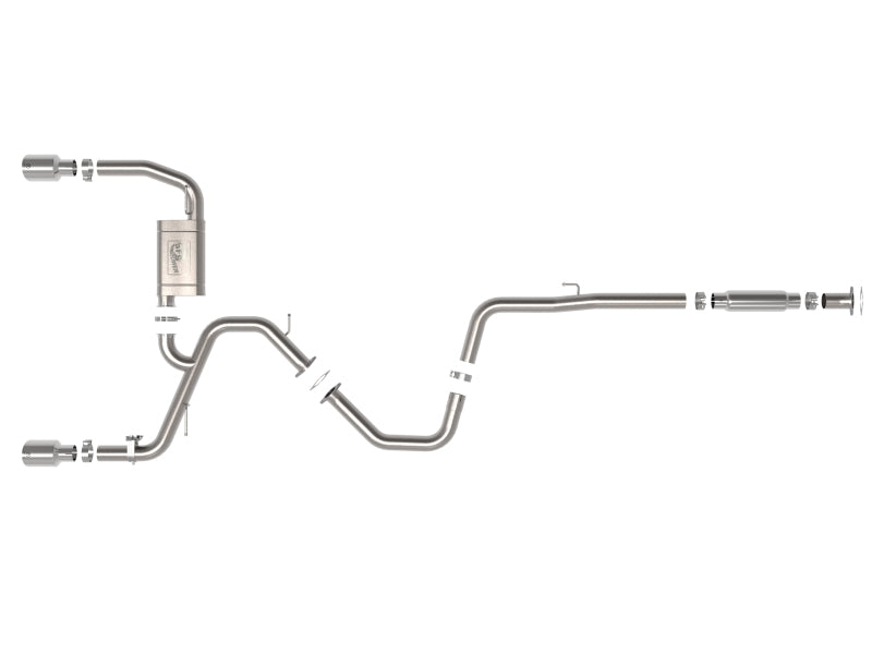 aFe POWER Takeda 22-23 Hyundai Elantra L4-2.0L (t) 3in 304 SS Cat-Back Exhaust w/ Polished Tips