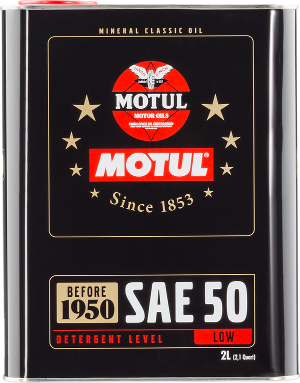 Motul Classic SAE 50 Oil - 2L - Case of 6