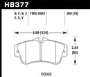 Hawk SRT4 HPS Street Front Brake Pads