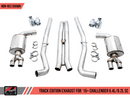 AWE Tuning 2015+ Dodge Challenger 6.4L/6.2L SC Track Edition Exhaust - Quad Chrome Silver Tips
