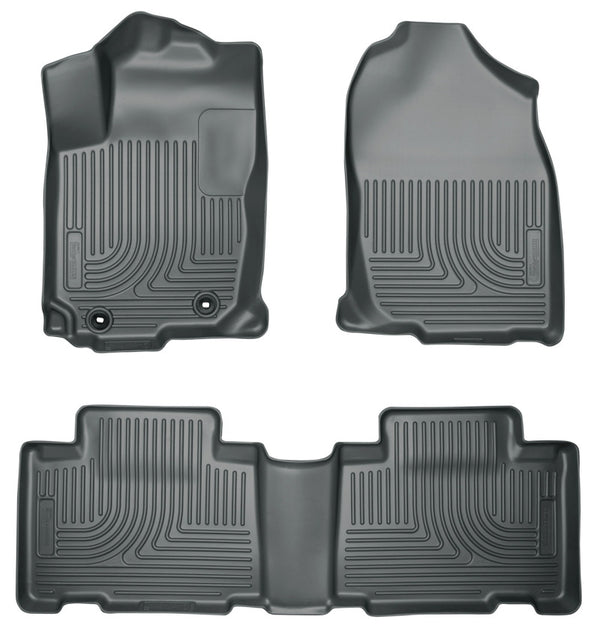 Husky Liners 2013 Honda Accord WeatherBeater Black Front & 2nd Seat Floor Liners (4-Door Sedan Only)