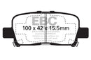 EBC 00-02 Acura MDX 3.5 Yellowstuff Rear Brake Pads