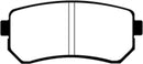 EBC 06-11 Hyundai Accent 1.6 Greenstuff Rear Brake Pads