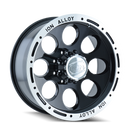 ION Type 174 17x9 / 5x139.7 BP / 0mm Offset / 108mm Hub Black/Machined Wheel