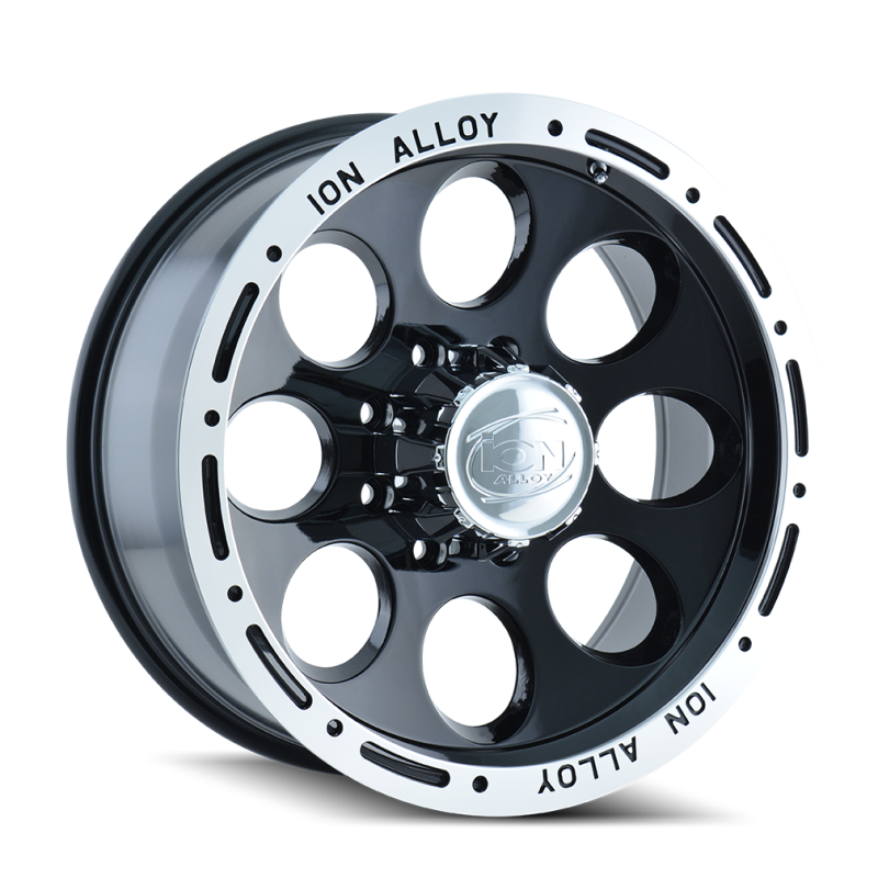 ION Type 174 15x10 / 5x127 BP / -38mm Offset / 83.82mm Hub Black/Machined Wheel