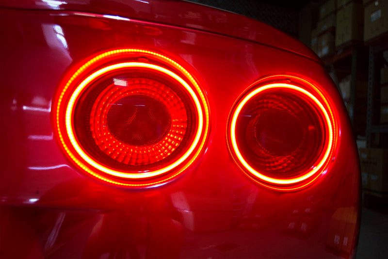 Oracle Chevy Corvette C6 05-13 LED Waterproof Afterburner Kit - Red