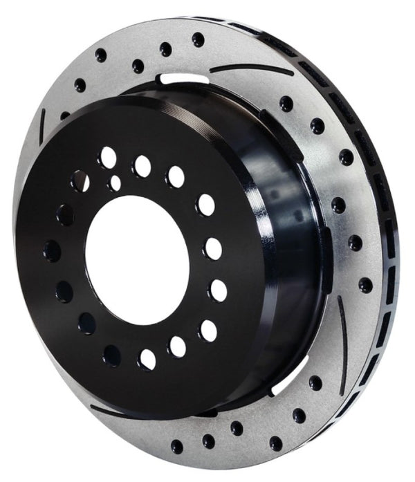 Wilwood Rotor-2.32in Offset-SRP-BLK-Drill-LH 12.19 x .810-5 x 4.75in-.44/.48/.50 Studs