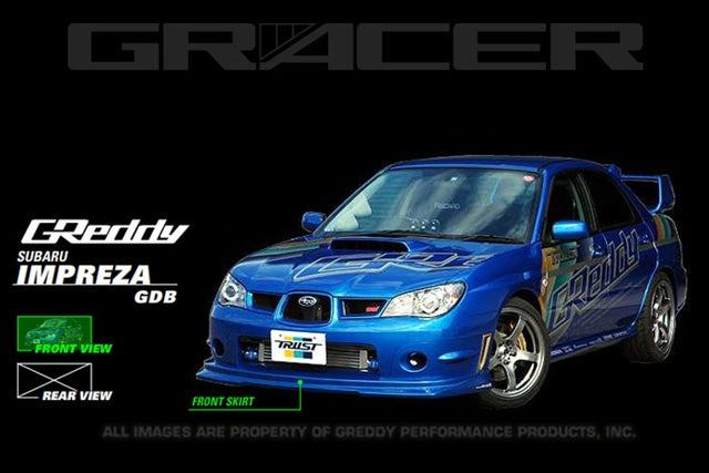 GReddy 06-07 WRX & STi Front Lip Spoiler FRP