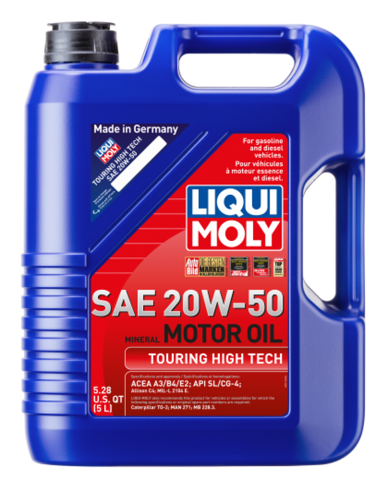 LIQUI MOLY 5L Touring High Tech Motor Oil 20W50 - Single