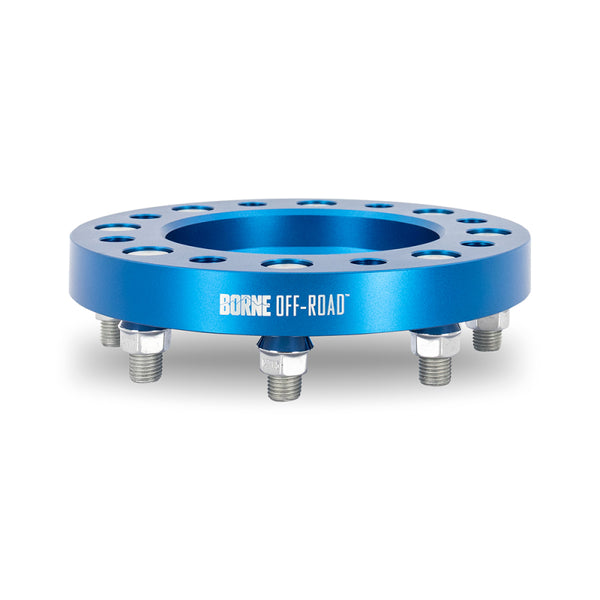 Mishimoto Borne Off-Road Wheel Spacers - 8X165.1 / 121.3 / 38.1 M14 - Blue