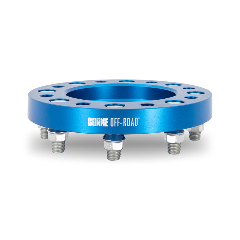 Mishimoto Borne Off-Road Wheel Spacers - 8X165.1 / 121.3 / 38.1 M14 - Blue