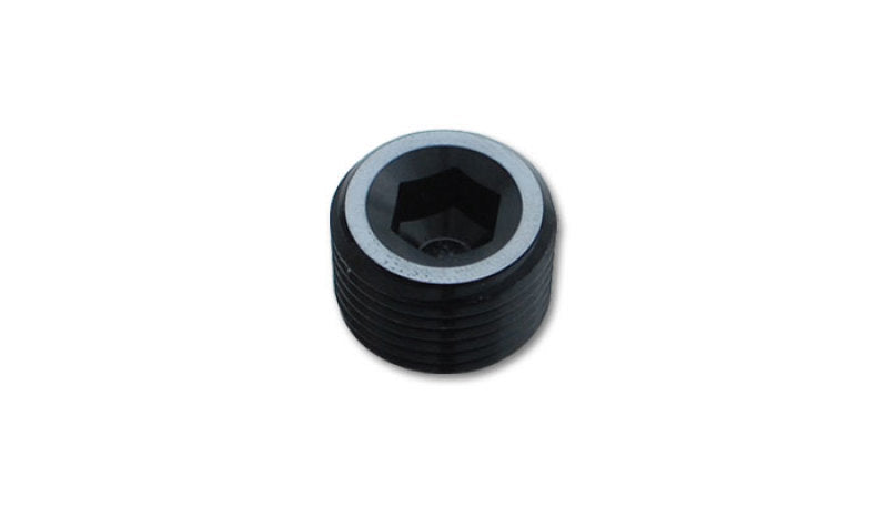 Vibrant 1/2in NPT Socket Pipe Plugs - Aluminum