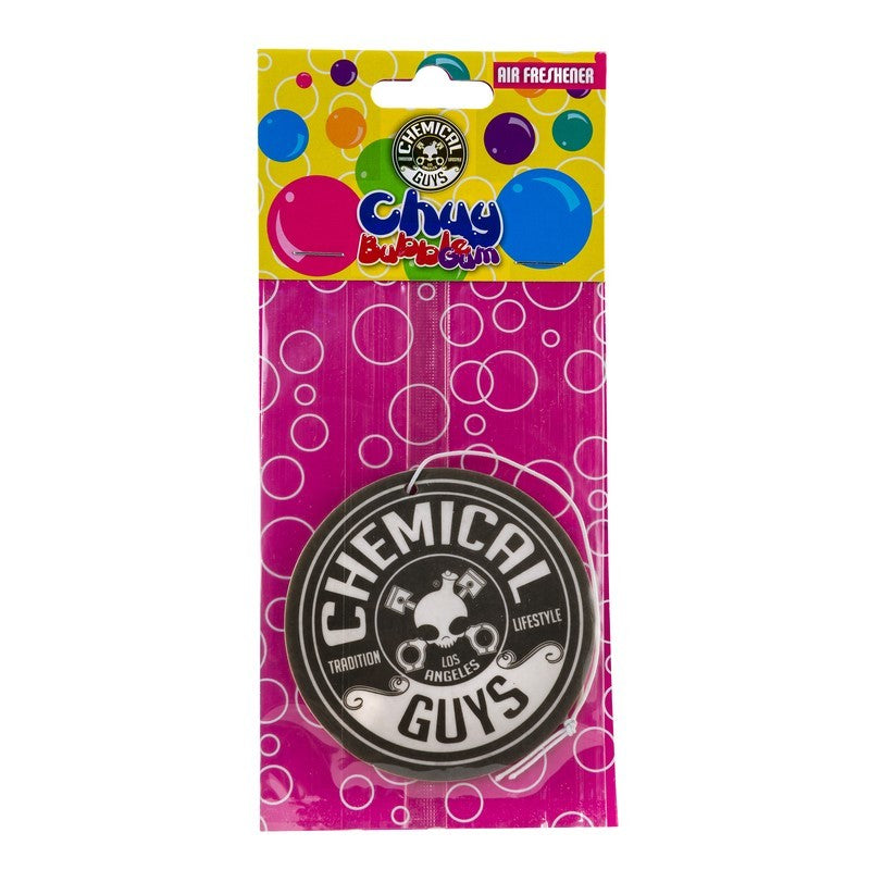 Chemical Guys Chuy Bubble Gum Premium Hanging Air Freshener & Odor Eliminator - Case of 48