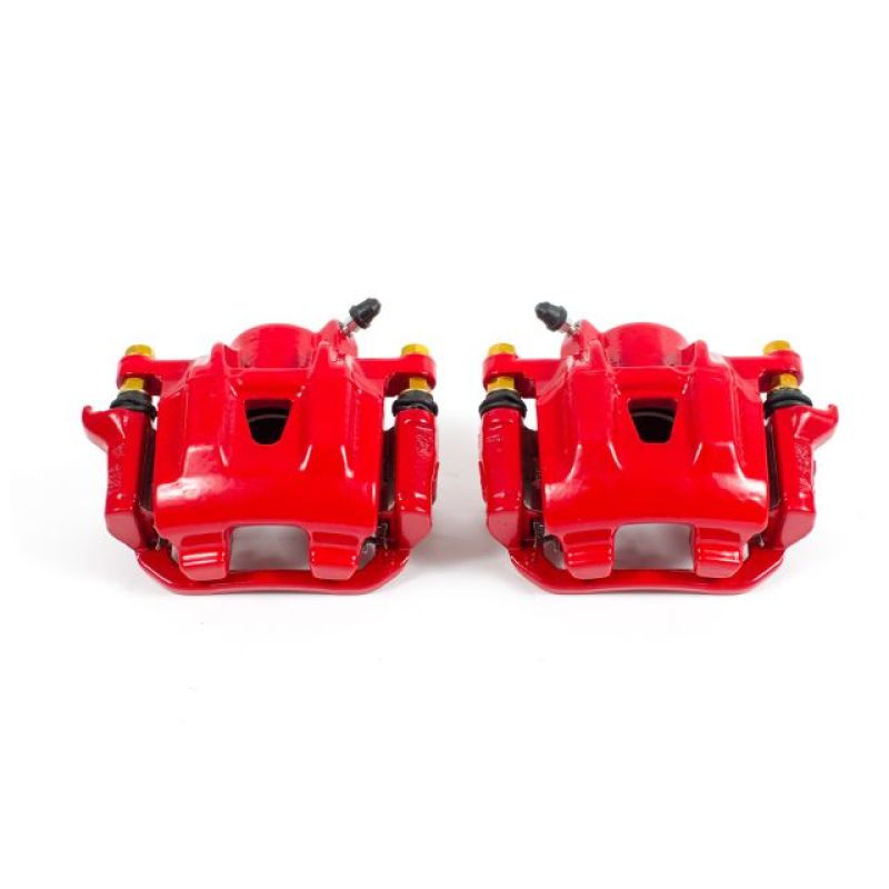 Power Stop 04-10 Toyota Sienna Rear Red Calipers w/Brackets - Pair