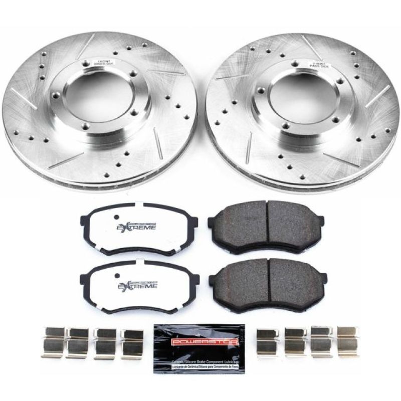 Power Stop 95-04 Toyota Tacoma Front Z36 Truck & Tow Brake Kit