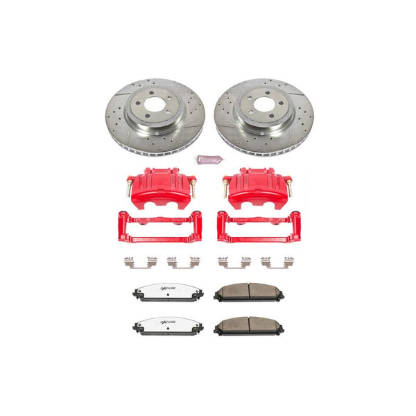 Power Stop 05-11 Chrysler 300 Front Z26 Street Warrior Brake Kit w/Calipers