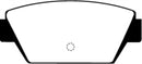 EBC 93-94 Eagle Talon 1.8 Yellowstuff Rear Brake Pads