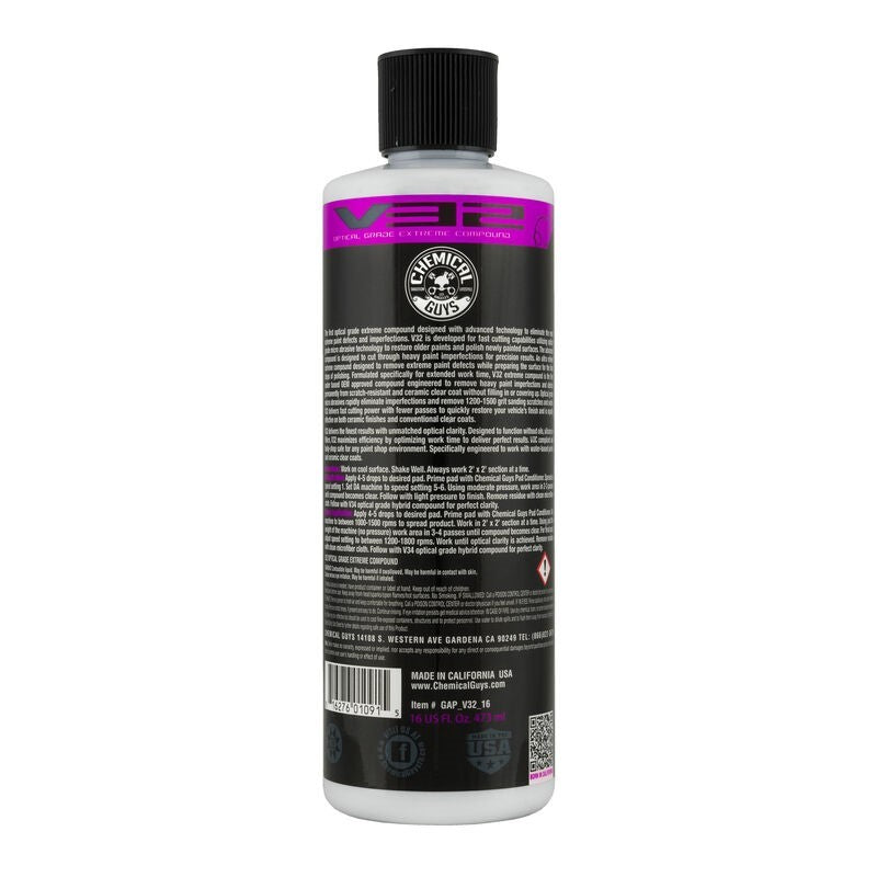 Chemical Guys V32 Optical Grade Extreme Compound - 16oz - Case of 6