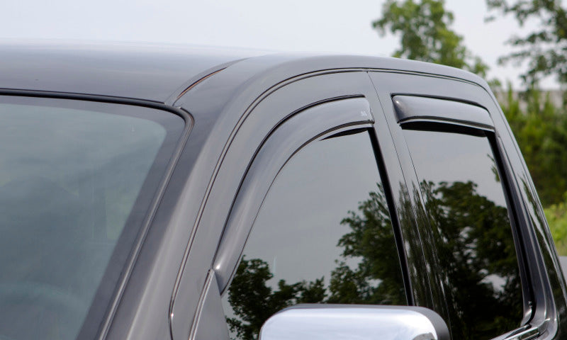 AVS 99-16 Ford F-250 Supercrew Ventvisor In-Channel Front & Rear Window Deflectors 4pc - Smoke