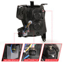 ANZO 15-20 Chevy Tahoe/Suburban LED Light Bar Style Headlights Black w/Sequential w/DRL w/Amber