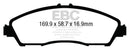EBC 14+ Acura MDX 3.5 Yellowstuff Front Brake Pads