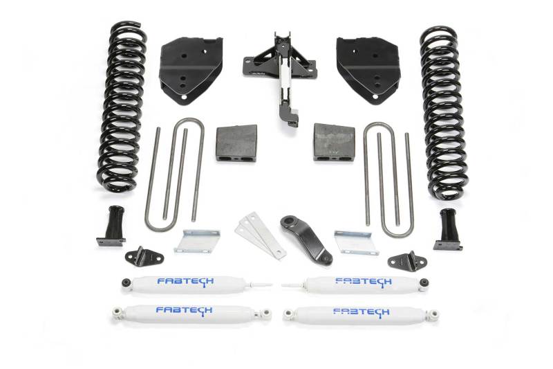 Fabtech 17-19 Ford F250/350 4WD Gas 6in Basic System w/Perf. Shocks