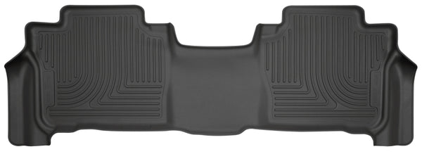 Husky Liners 13-16 Lexus LX570 / 13-16 Toyota Land Cruiser WeatherBeater 2nd Row Black Floor Liners