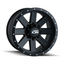 ION Type 134 17x8.5 / 6x139.7 BP / -6mm Offset / 106mm Hub Matte Black/Black Beadlock Wheel