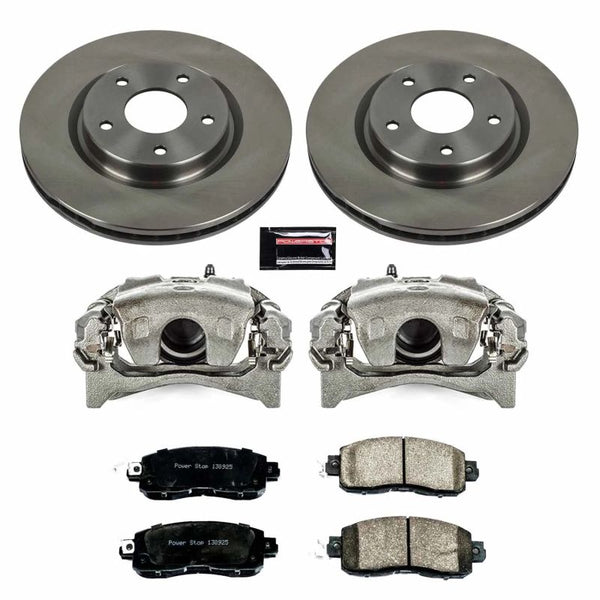 Power Stop 14-17 Nissan Leaf Front Autospecialty Brake Kit w/Calipers