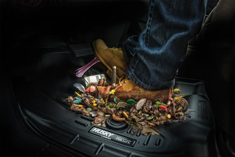 Husky Liners 07-12 Chevy Silverado/GMC Sierra Crew Cab WeatherBeater Combo Tan Floor Liners