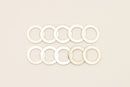DeatschWerks -4 AN Aluminum Crush Washer (Pack of 10)