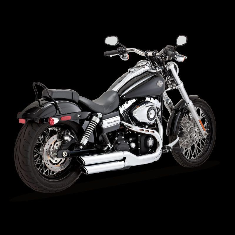 Vance and Hines 3-In Twin Slash Slip-Ons Chr