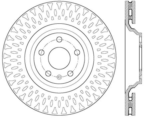 StopTech Slotted & Drilled Sport Brake Rotor