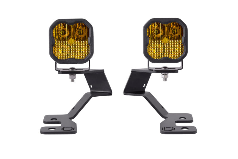 Diode Dynamics 2021 Ford Bronco Sport SS3 LED Ditch Light Kit - Sport Yellow Combo