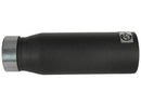 aFe MACHForce XP Exhausts Tips SS-304 EXH Tip 3in x 4Out x 12L Bolt-On (blk)