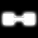 ORACLE Lighting Universal Illuminated LED Letter Badges - Matte White Surface Finish - H