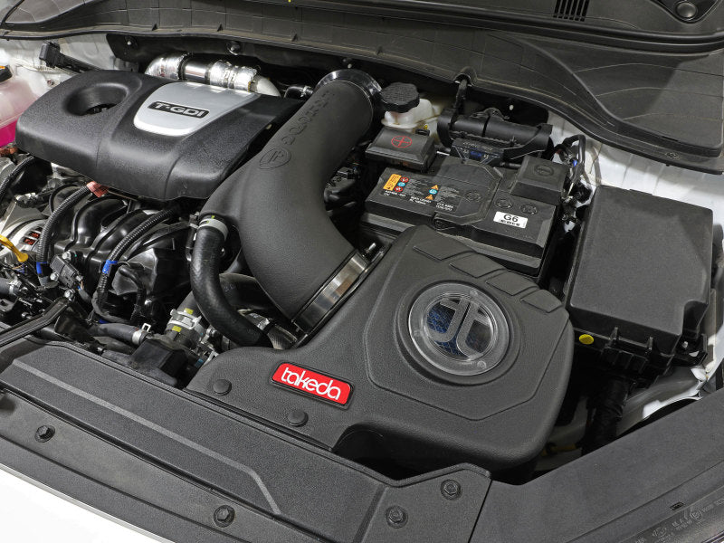 aFe 18-22 Hyundai Kona L4-1.6L (t) Takeda Momentum Cold Air Intake System w/ Pro 5R Media