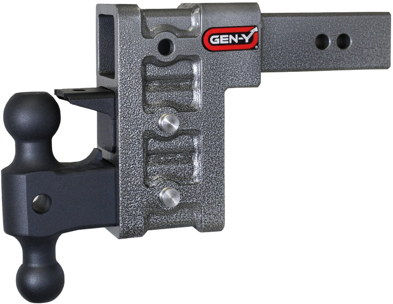 Gen Y Mega Duty 2.5In Shank 6In Drop 3K TW 21K Hitch w/ GH-061 Dual-Ball w/ GH-062 Pintle Lock