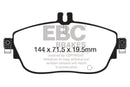 EBC 13+ Mercedes-Benz CLA250 2.0 Turbo Redstuff Front Brake Pads