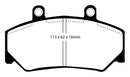 EBC 85-93 Volvo 740 2.1 (Bendix) Yellowstuff Front Brake Pads