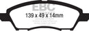 EBC 12+ Nissan Versa 1.6 Ultimax2 Front Brake Pads