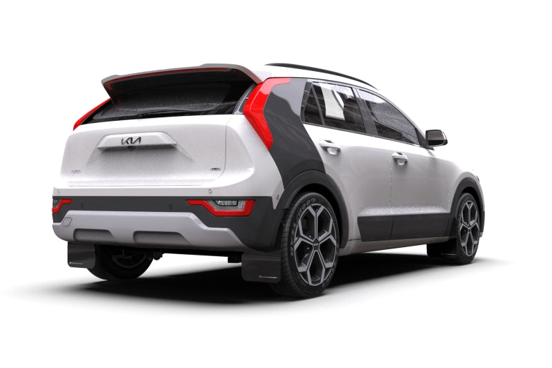 Rally Armor 2023 SG2 Kia Niro Black UR Mud Flap Blue Logo