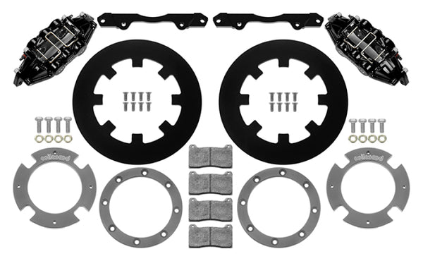 Wilwood 17-21 Can-Am X3RS Black Rear Kit 11.25in - Undrilled Rotors